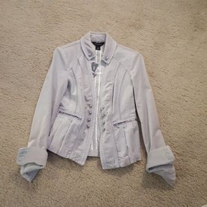 WHBM velvet blazer, never worn